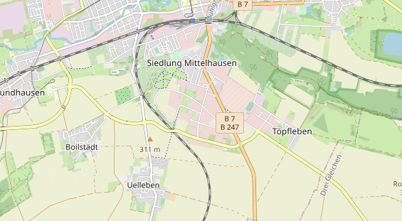 Messebau auf Karte