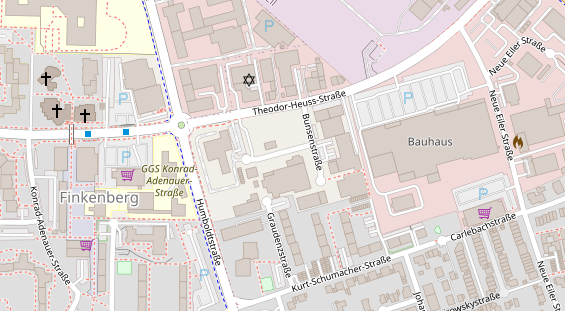 Messebau auf Satellitenbild