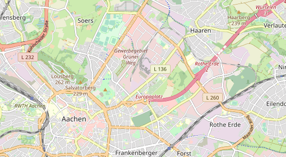 Messebau auf Karte