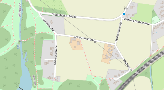 Messebau auf Satellitenbild