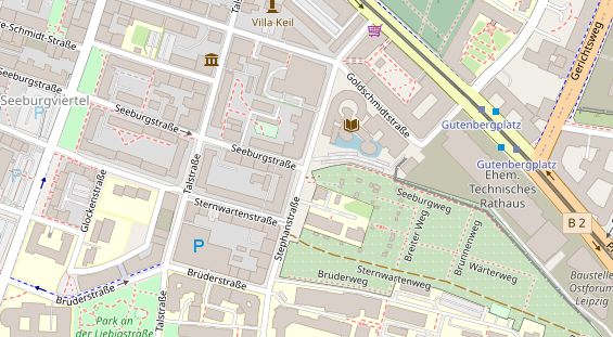 Messebau auf Satellitenbild