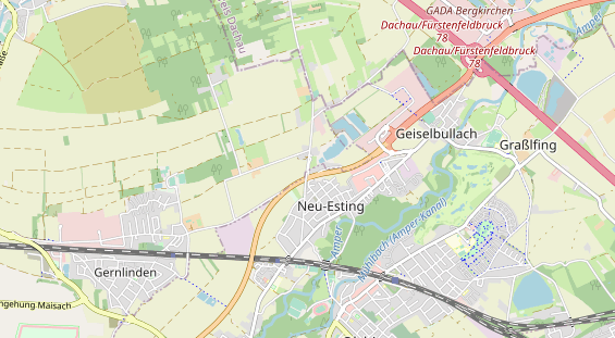 Messebau auf Karte