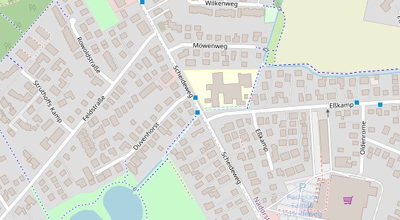 Messebau auf Satellitenbild