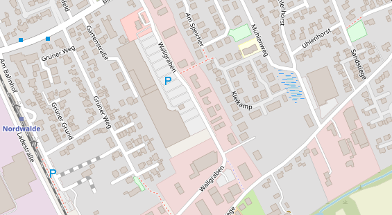 Messebau auf Satellitenbild