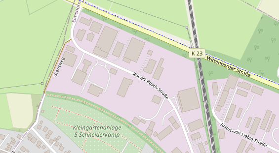 Messebau auf Satellitenbild