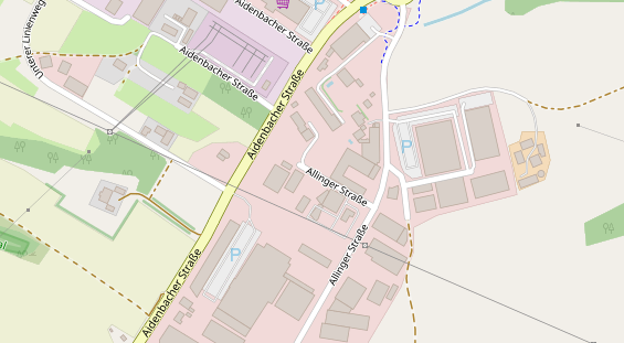 Messebau auf Satellitenbild