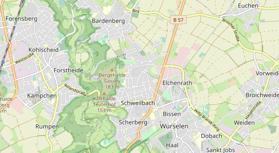 Messebau auf Karte