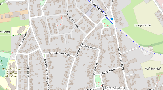 Messebau auf Satellitenbild