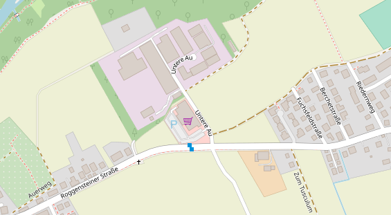 Messebau auf Satellitenbild