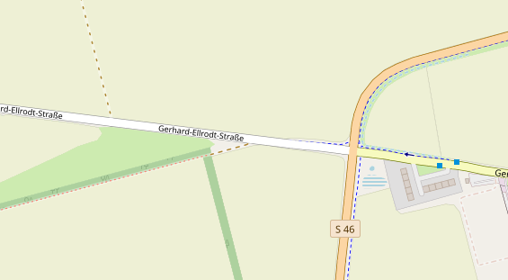 Messebau auf Satellitenbild