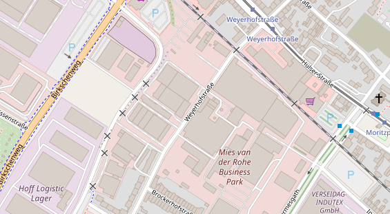 Messebau auf Satellitenbild