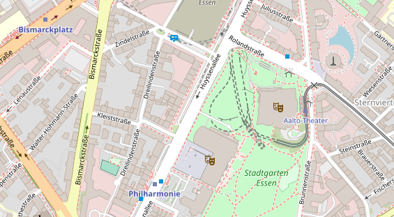 Messebau auf Satellitenbild