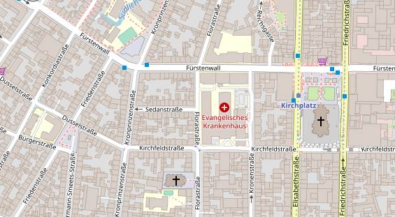 Messebau auf Satellitenbild