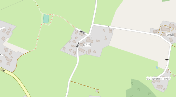 Messebau auf Satellitenbild
