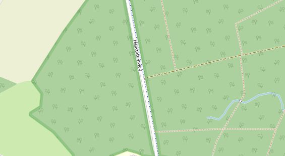 Messebau auf Satellitenbild