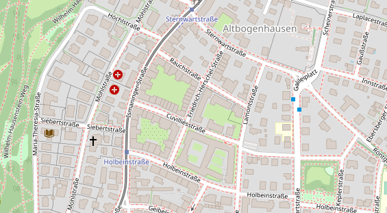 Messebau auf Satellitenbild