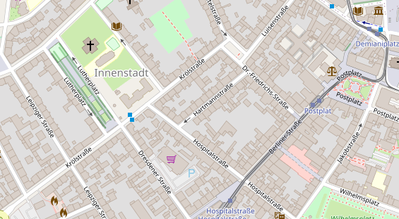 Messebau auf Satellitenbild