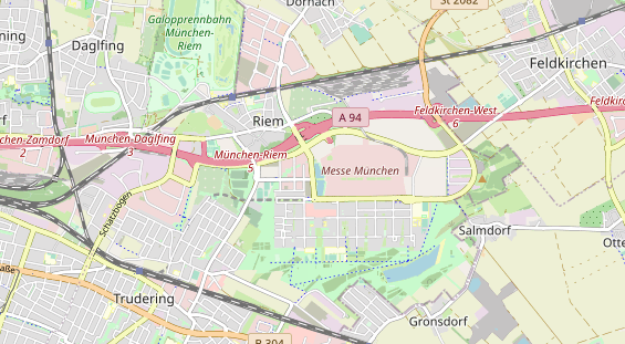 Messebau auf Karte