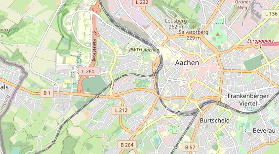 Messebau auf Karte
