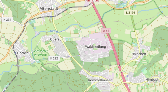 Messebau auf Karte