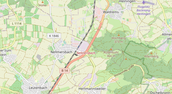 Messebau auf Karte