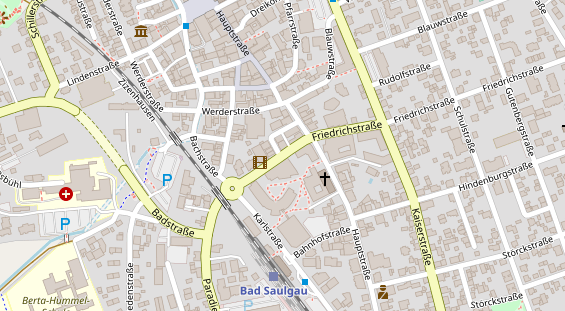 Messebau auf Satellitenbild