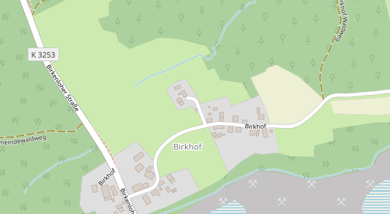 Messebau auf Satellitenbild