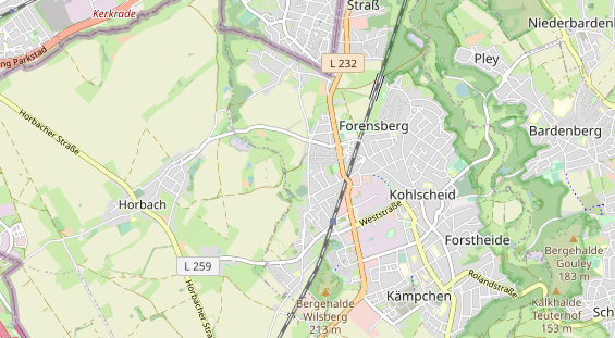 Messebau auf Karte