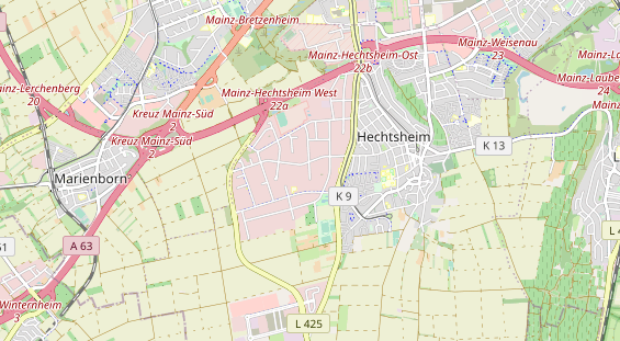 Messebau auf Karte