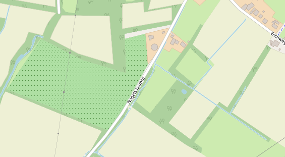 Messebau auf Satellitenbild