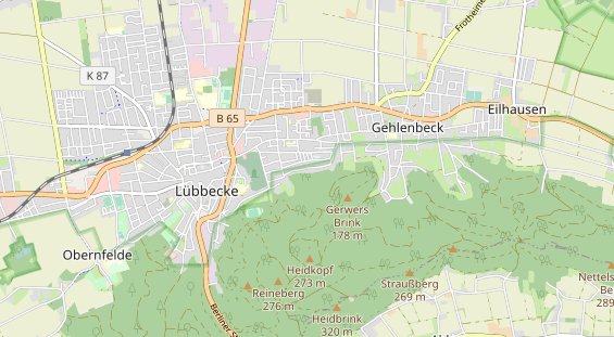 Messebau auf Karte