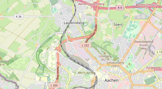 Messebau auf Karte