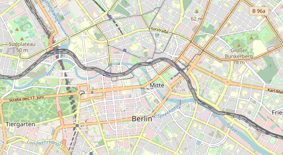 Eventlocations auf Karte
