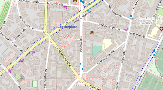 Personalagentur auf Satellitenbild