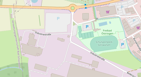 Personalagentur auf Satellitenbild