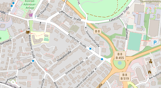 Personalagentur auf Satellitenbild