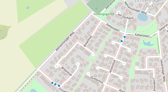 Personalagentur auf Satellitenbild