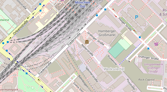 Personalagentur auf Satellitenbild