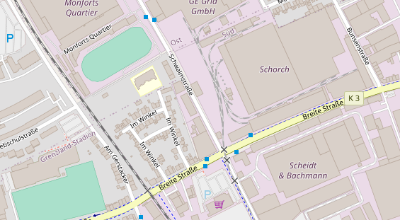 Personalagentur auf Satellitenbild