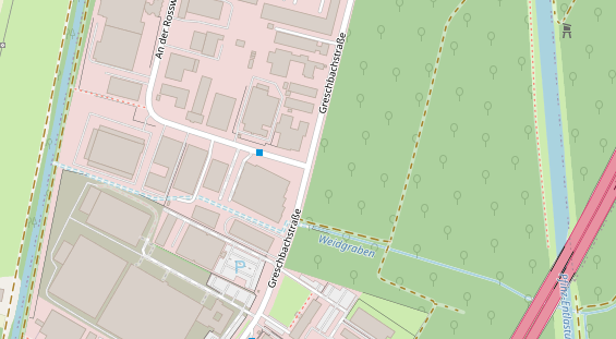 Personalagentur auf Satellitenbild