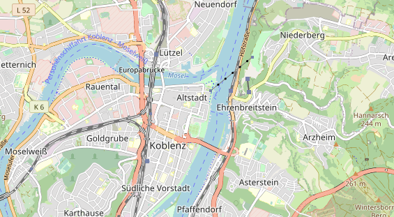 Personalagentur auf Karte