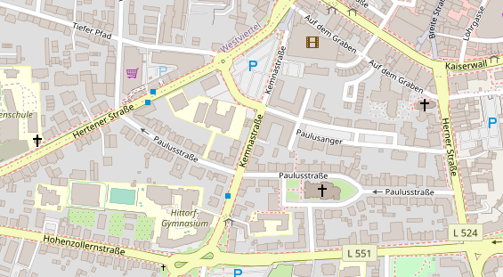 Personalagentur auf Satellitenbild