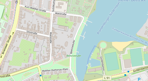 Personalagentur auf Satellitenbild