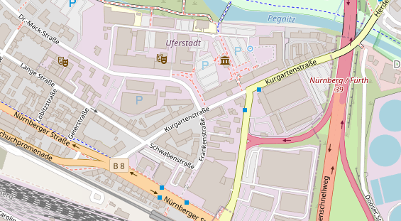 Personalagentur auf Satellitenbild