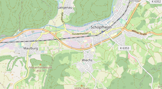 Personalagentur auf Karte