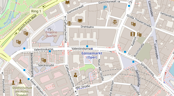 Personalagentur auf Satellitenbild