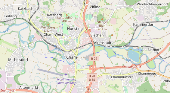 Eventlocations auf Karte