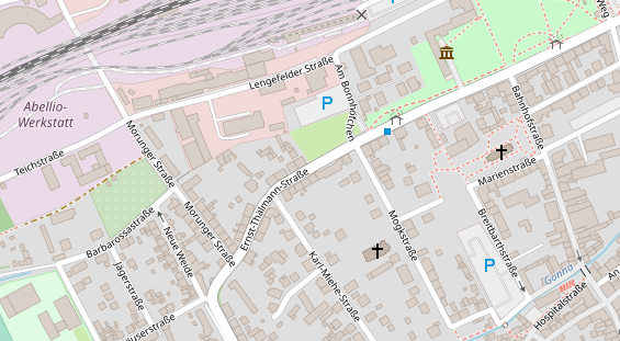 Personalagentur auf Satellitenbild