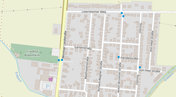 Personalagentur auf Satellitenbild