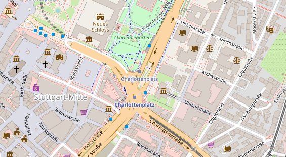 Personalagentur auf Satellitenbild